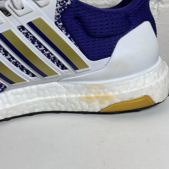 Adidas HQ5867 Ultra Boost 1.0 Washington Huskies White Purple Sneaker Men's 7.5 - Picture 9 of 10